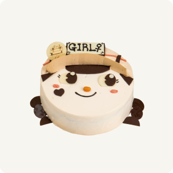 어린이07 모자소녀케이크